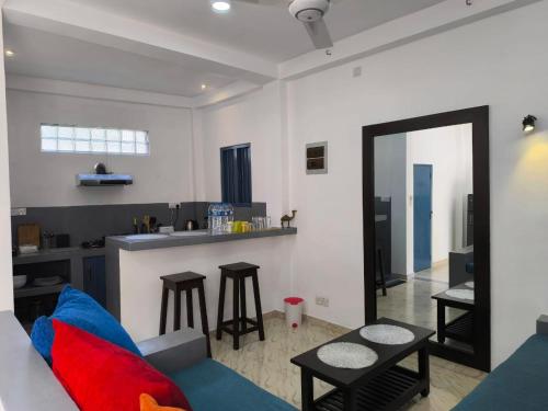 Kuchyň nebo kuchyňský kout v ubytování Spice House Apartments