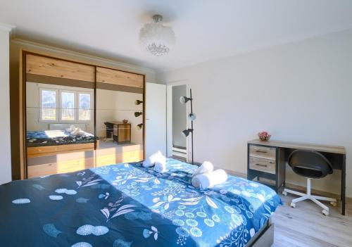 Postel nebo postele na pokoji v ubytování Maison 8 pers et 2 lits bébés
