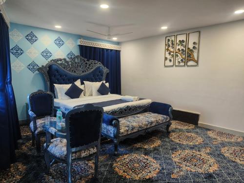 Hotel Lake View Airport zoneにあるベッド