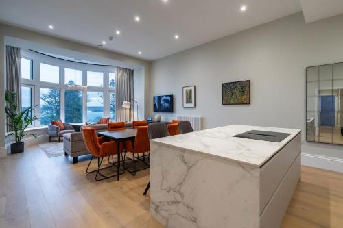 Et tv og/eller underholdning på Treloyhan Manor St Ives