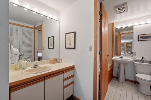 Ένα μπάνιο στο Classic Stratton Ski Chalet