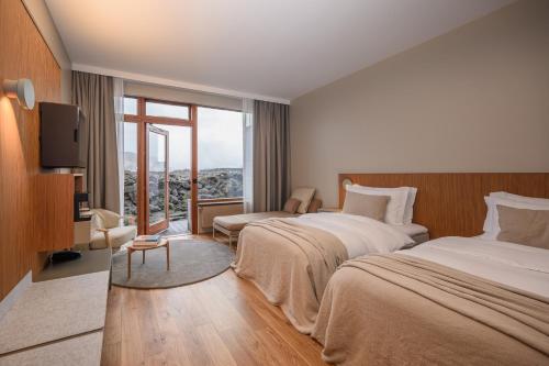 Postel nebo postele na pokoji v ubytování Silica Hotel at Blue Lagoon Iceland