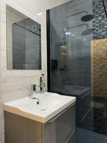 Bilik mandi di Bentinck Apartments