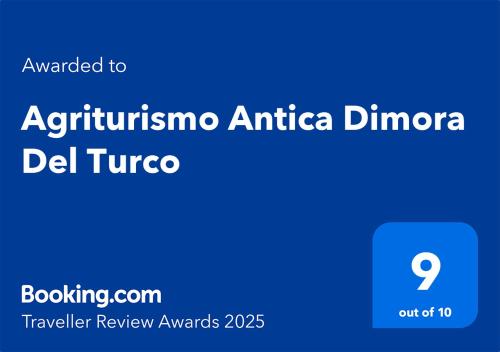a screenshot of a cell phone with the text applied to theania antigua at Agriturismo Antica Dimora Del Turco in Sona