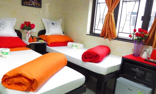 Letto o letti in una camera di Bohol Hotel