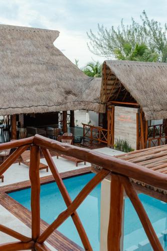 Bazén v ubytování Cielo Bonito Hotel Boutique nebo v jeho okolí