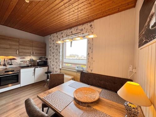 Kuchyň nebo kuchyňský kout v ubytování Strandpark