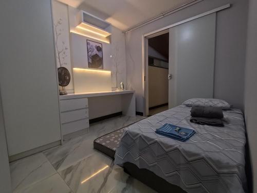 Postel nebo postele na pokoji v ubytování Elegante AP em Sete Lagoas