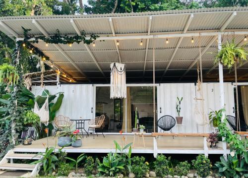 Jardín al aire libre en Casa Luce