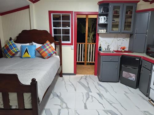Una cocina o cocineta en Le Blanc Hideaway