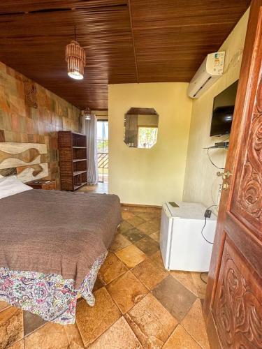 Postel nebo postele na pokoji v ubytování Pousada Tapera