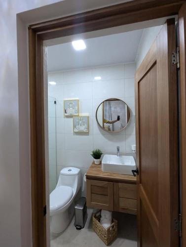 A bathroom at Marbella