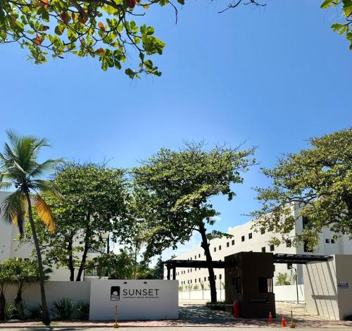 a building with a suntrust sign in front of it at Marbella in San Felipe de Puerto Plata