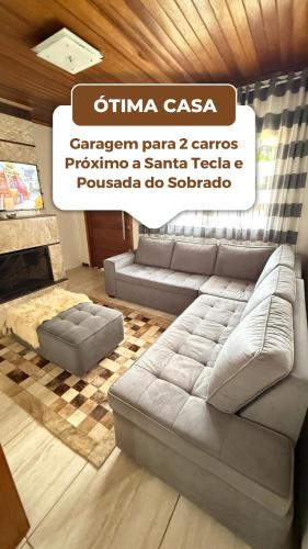 Ruang duduk di Casa do Sobrado