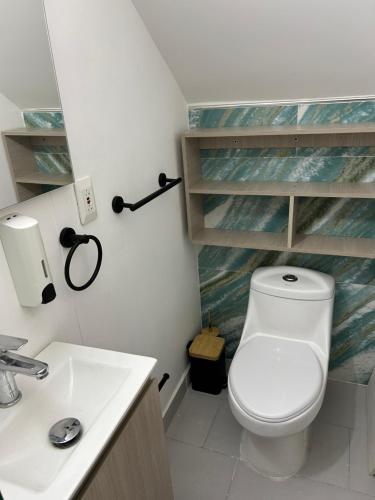 Koupelna v ubytování Apartamento Bocagrande Magno Loft