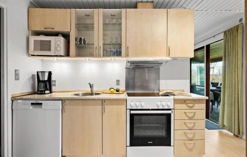Dapur atau dapur kecil di Lovely Home In Slagelse With Wifi