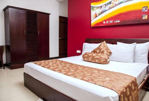 Postel nebo postele na pokoji v ubytování Hotel Onreech