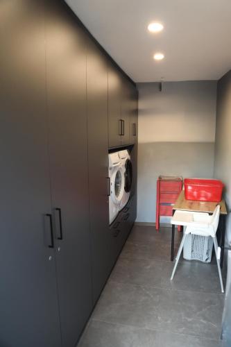 Kuchyň nebo kuchyňský kout v ubytování Eine sehr gemütliche Erdgeschoß Wohnung
