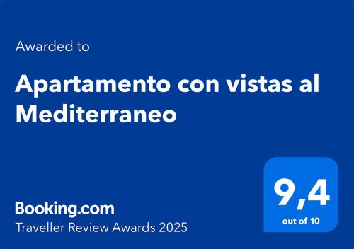 Apartamento con vistas al Mediterraneo