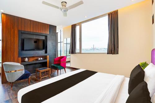 Postel nebo postele na pokoji v ubytování Hotel Aerotech Plaza