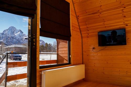 Nespecifikovaný výhled na hory nebo výhled na hory při pohledu z apartmánu