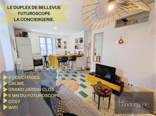 Le Duplex de Bellevue - Futuroscope - La Conciergerie.