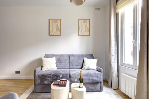 Χώρος καθιστικού στο Bluestay 128 - Superb apartment in Paris