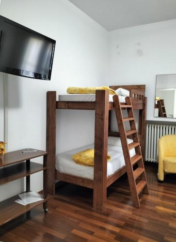 Ένα ή περισσότερα κρεβάτια σε δωμάτιο στο B&B Solepineta