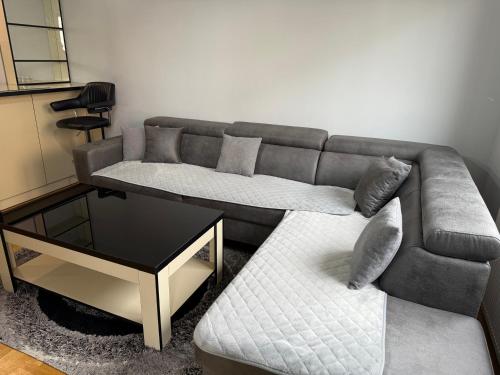 Ruang duduk di Apartment stan na dan Hilandarska