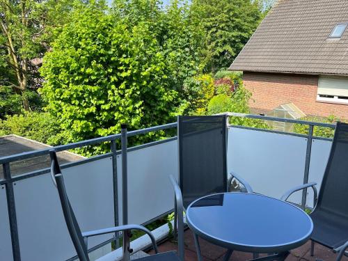 Ein Balkon oder eine Terrasse in der Unterkunft Rosenhus 5