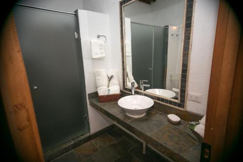 Kúpeľňa v ubytovaní Refugio Misterios del Elqui