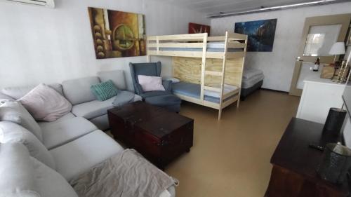 Cama o camas de una habitación en Apartment in Lekvattnet