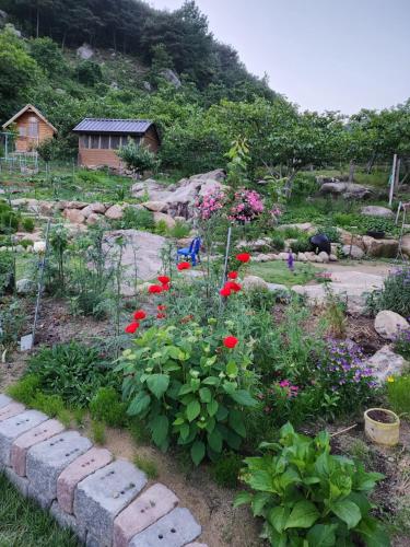 Zahrada ubytování 구례 아진이뜰 1층 전체, Gurye Ajini Garden entire first floor