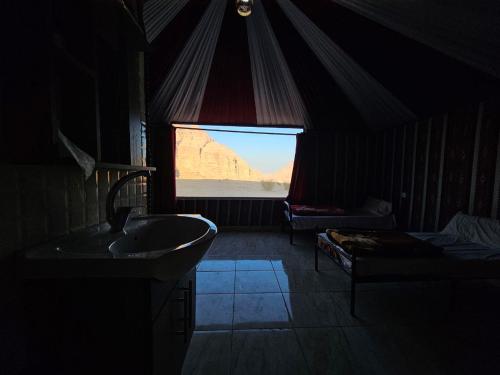 Χώρος καθιστικού στο Beduin Star Trail Camp