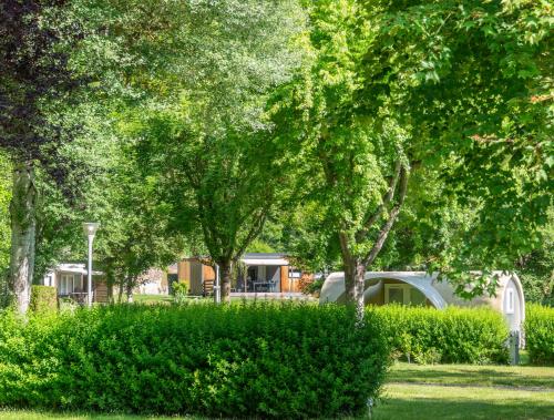Κήπος έξω από το Camping Pradelongue