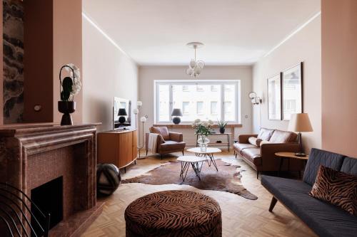 Istumisnurk majutusasutuses Grand Lotus Suite 96 m2, parveke, parkkipaikka