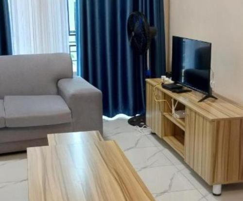TV a/nebo společenská místnost v ubytování LUXURY Naturale