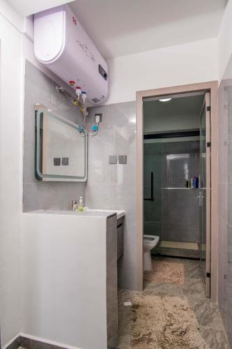 Koupelna v ubytování Ajema facility management