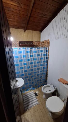 Koupelna v ubytování Cumbre House