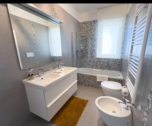 Koupelna v ubytování B&B ALLA NIVIERA