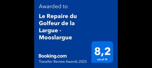 a screenshot of a cell phone screen with the text activated tole require dur cellular at Le Repaire du Golfeur de la Largue - Mooslargue in Mooslargue