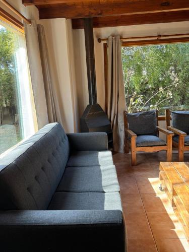 Χώρος καθιστικού στο Casa Las Moras