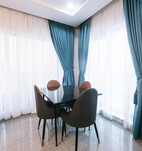 Χώρος καθιστικού στο 5Blu Residence