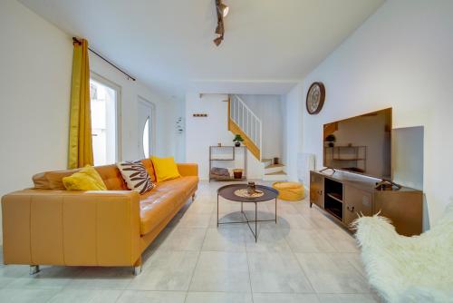 Χώρος καθιστικού στο Maison duplex