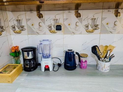 Köök või kööginurk majutusasutuses Avenir appart