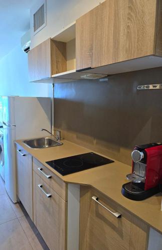 Dapur atau dapur kecil di Infinity Ocean View