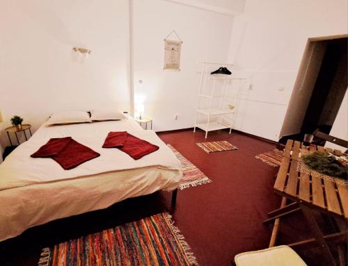 Postel nebo postele na pokoji v ubytování Studio Piata Amzei