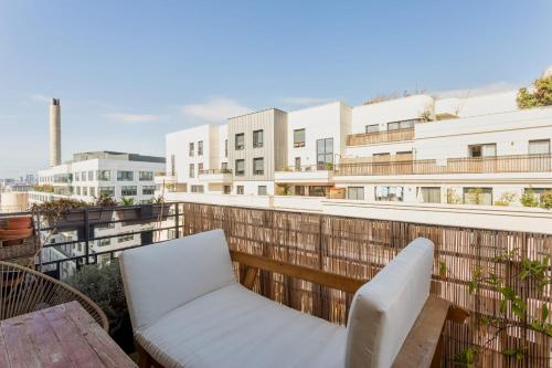Μπαλκόνι ή βεράντα στο Saint-Ouen - Simone Veil 1bdr by B'Your Home