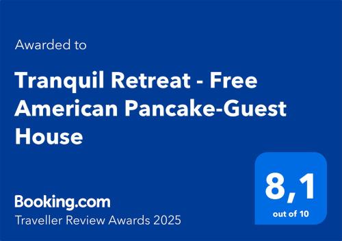 阿纳姆Tranquil Retreat - Free American Pancake-Guest House的转诊疗养免费美式帕纳切旅馆