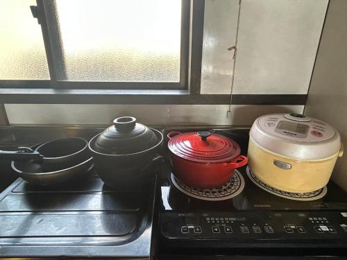 もしもしの家にあるキッチンまたは簡易キッチン